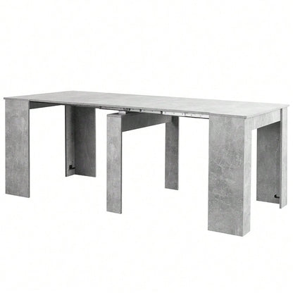 Shally Dogan Tavolo Allungabile per Cucina, Ingresso e Sala da Pranzo, Consolle Salvaspazio Richiudibile da 3 Metri con 5 Pannelli, Design Moderno ed Elegante