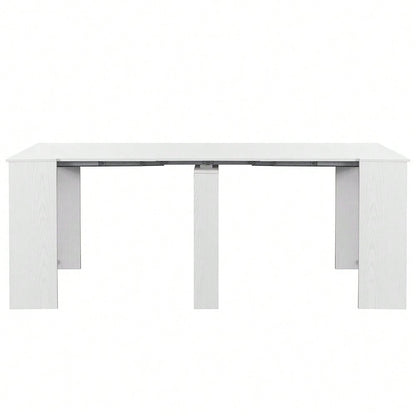 Shally Dogan Tavolo Allungabile per Cucina, Ingresso e Sala da Pranzo, Consolle Salvaspazio Richiudibile da 3 Metri con 5 Pannelli, Design Moderno ed Elegante