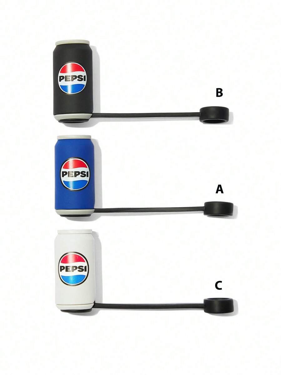 PEPSI X SHEIN Cappuccio riutilizzabile antipolvere per cannucce, adatto per cannucce con diametro di 8-10 mm