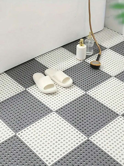 Tappetini antiscivolo per bagno con ventose, tappetini da doccia con fori di drenaggio, scelta perfetta per il bagno