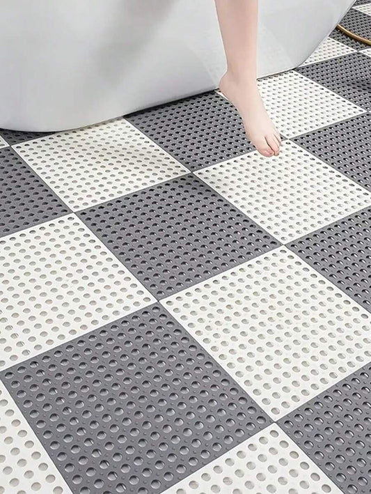 Tappetini antiscivolo per bagno con ventose, tappetini da doccia con fori di drenaggio, scelta perfetta per il bagno