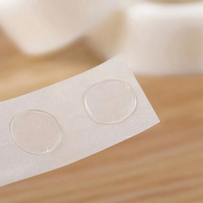 Rotolo Ultra-resistente Punti adesivi biadesivi trasparenti - Fissatore di stoppini per candele, decorazioni per palloncini, punti adesivi per progetti fai-da-te - Facile da applicare, riutilizzabili per progetti artigianali e uso multiuso