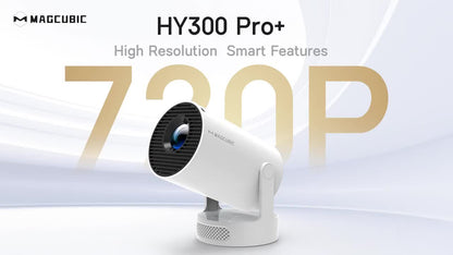 Proiettore Magcubic 4K Android 11 HY300 Pro Dual Wifi6 260ANSI Allwinner H713 BT5.0 1280*720P Proiettore portatile per esterni per cinema