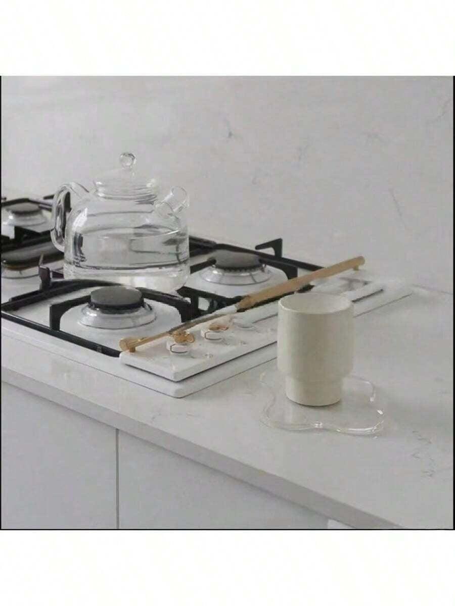 Sottobicchiere in acrilico trasparente a forma di nuvola creativa - resistente al calore, antiscivolo, adatto per tazze di caffè e tè, ottimo per la decorazione domestica e per la ristorazione