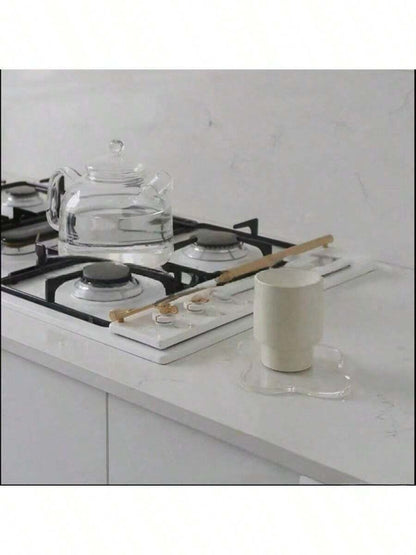 Sottobicchiere in acrilico trasparente a forma di nuvola creativa - resistente al calore, antiscivolo, adatto per tazze di caffè e tè, ottimo per la decorazione domestica e per la ristorazione