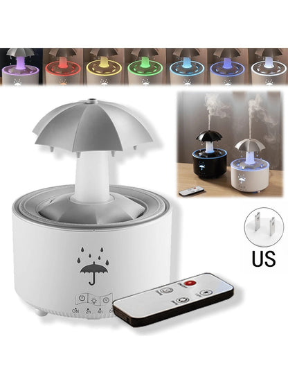 Diffusore di aromaterapia a ultrasuoni con timer a intervalli, 7 luci LED e spegnimento automatico, adatto come regalo di San Valentino per fidanzati e fidanzate, macchina per aromaterapia automatica per casa e hotel