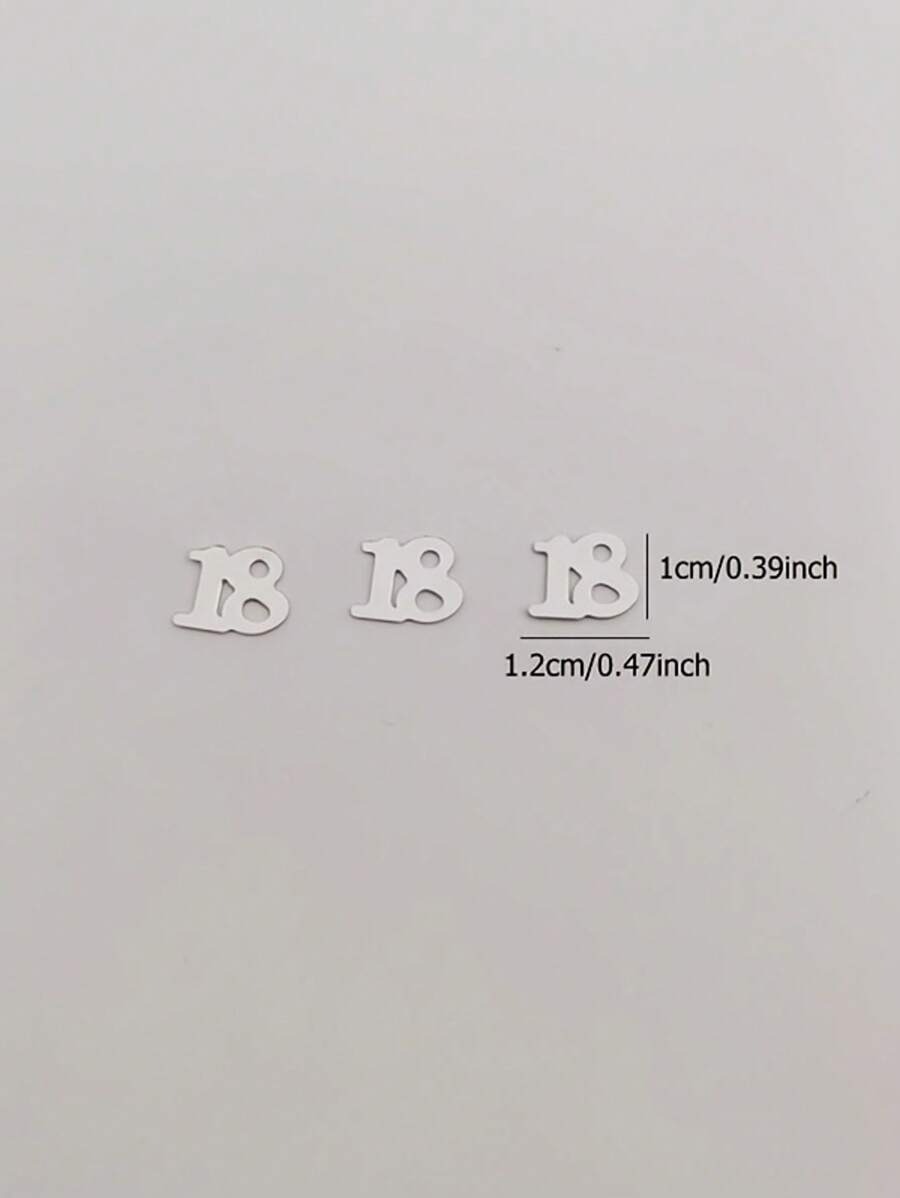 pezzi di coriandoli di carta, decorazioni di coriandoli di carta per il 18° anniversario, decorazioni per il tavolo del compleanno