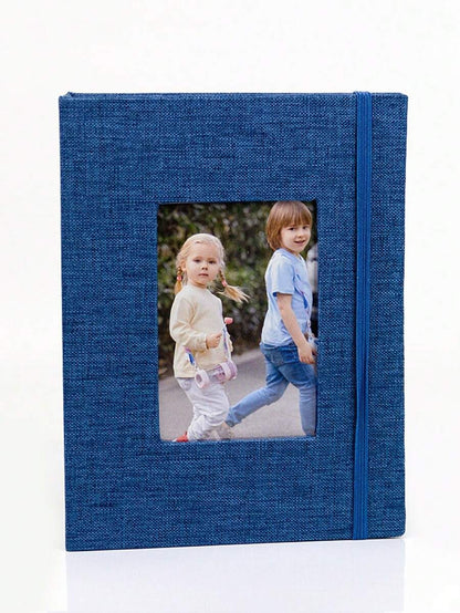 album di inserti di 100 pagine da 6 pollici con superficie in tessuto, per il ritorno a scuola, forniture scolastiche