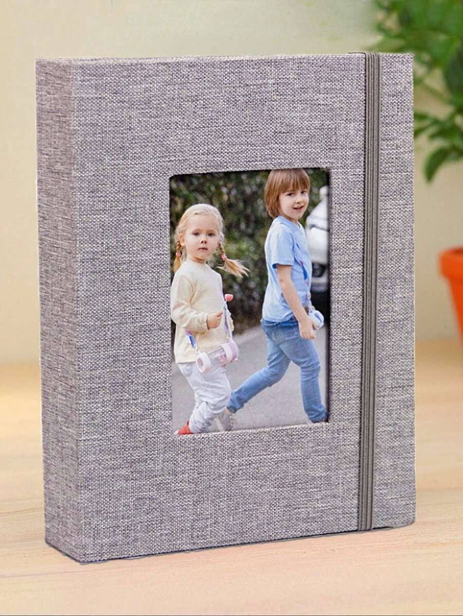 album di inserti di 100 pagine da 6 pollici con superficie in tessuto, per il ritorno a scuola, forniture scolastiche