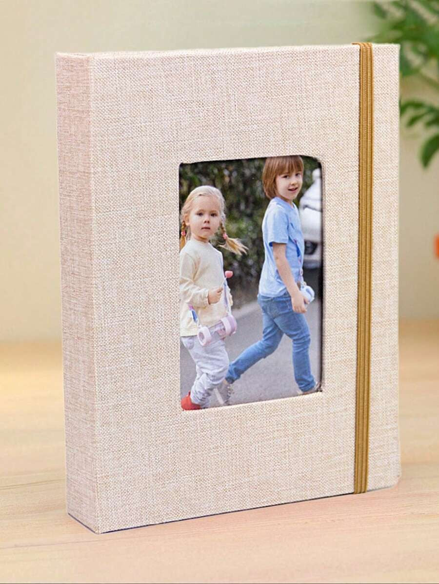album di inserti di 100 pagine da 6 pollici con superficie in tessuto, per il ritorno a scuola, forniture scolastiche