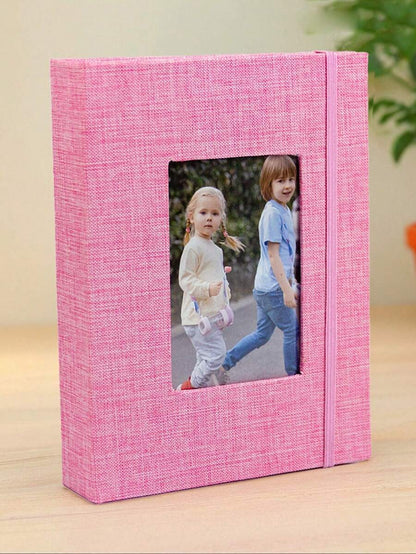 album di inserti di 100 pagine da 6 pollici con superficie in tessuto, per il ritorno a scuola, forniture scolastiche