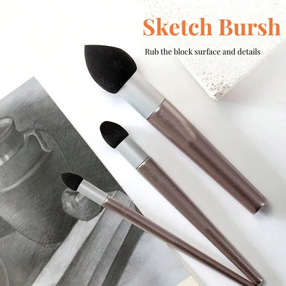 Spugne morbide per sfumature, lavabili, pennelli, strumenti per artisti, professionisti e studenti per disegno, correzione, schiarimento e illuminazione, accessori per il ritorno a scuola
