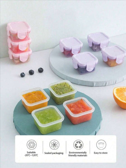 Contenitori da 35ml per condimenti per insalata con coperchi a vite, contenitori in plastica per salse e condimenti con coperchi per il pranzo scuola, forniture scolastiche, picnic, festa