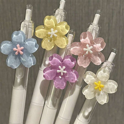 10 pezzi/set Penne gel cancellabili creative e carine con cartoni animati casuali da 0,5 mm, penne termiche cancellabili per studenti, per forniture scolastiche, per il ritorno a scuola