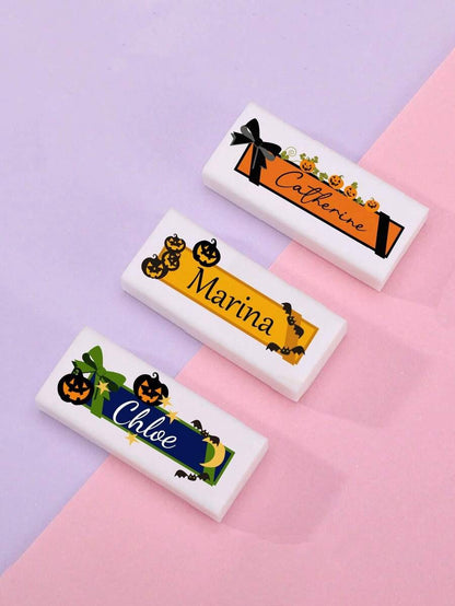 Gomme da matita personalizzate. Personalizzabili con testo e colore. Perfette per studenti, insegnanti, premi, riconoscimenti, regali per il ritorno a scuola, forniture per ufficio e regali di laurea.