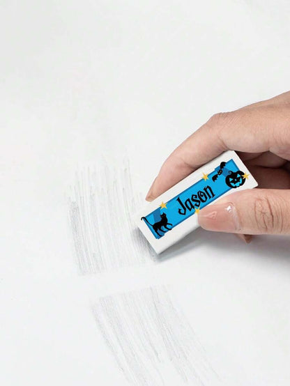 Gomme da matita personalizzate. Personalizzabili con testo e colore. Perfette per studenti, insegnanti, premi, riconoscimenti, regali per il ritorno a scuola, forniture per ufficio e regali di laurea.