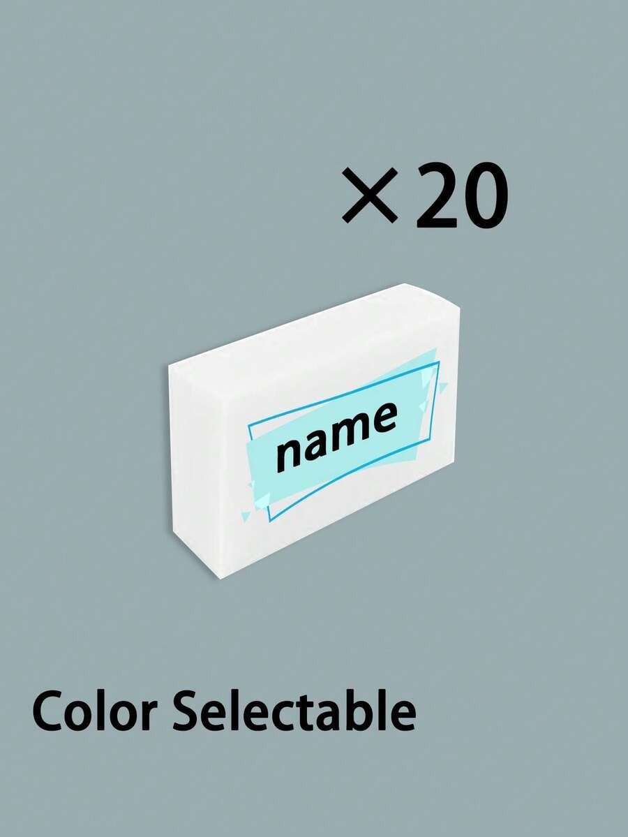 Gomme da matita personalizzate. Personalizzabili con testo e colore. Perfette per studenti, insegnanti, premi, riconoscimenti, regali per il ritorno a scuola, forniture per ufficio e regali di laurea.