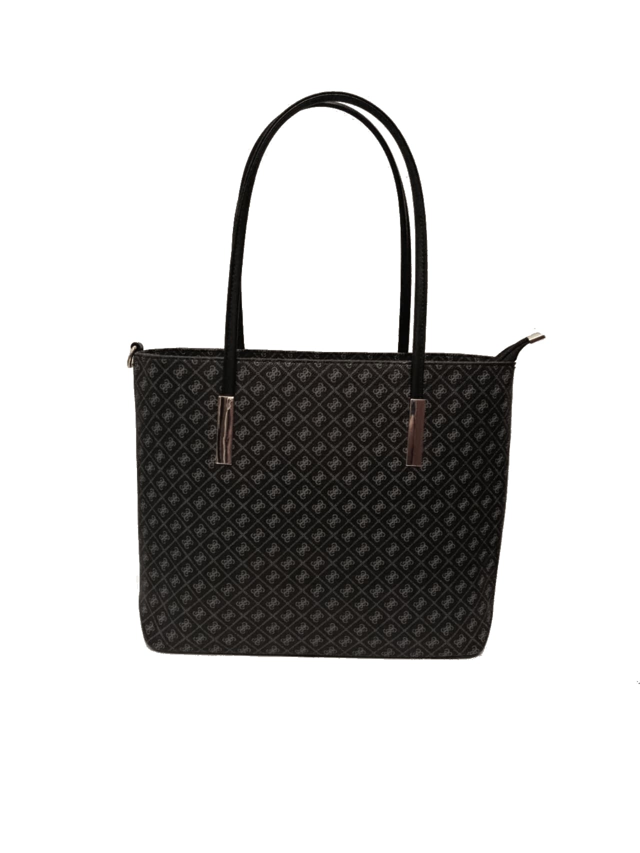 Borsa tote nera da donna con tracolla