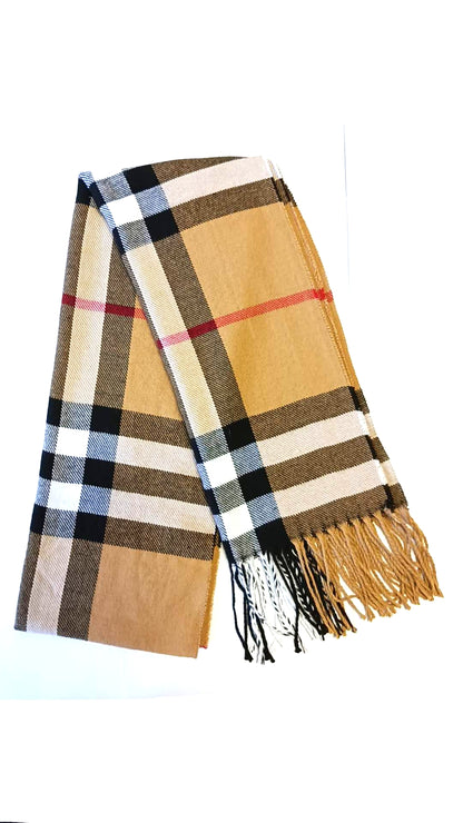 Sciarpa morbida marrone alla moda Leggera e Calda 100% cotone (Copia)