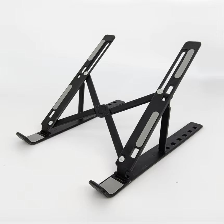 Supporto per laptop regolabile a 7 livelli Supporto per staffa per notebook portatile pieghevole Base di supporto Supporto in ABS per MacBook Lenovo Laptop Air Pro