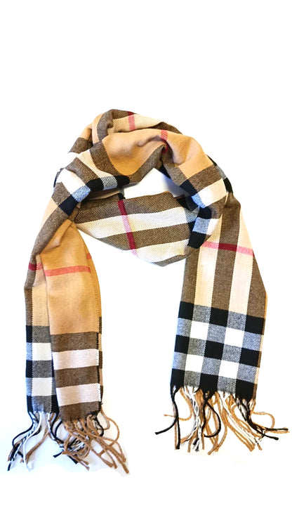 Sciarpa morbida marrone alla moda Leggera e Calda 100% cotone (Copia)