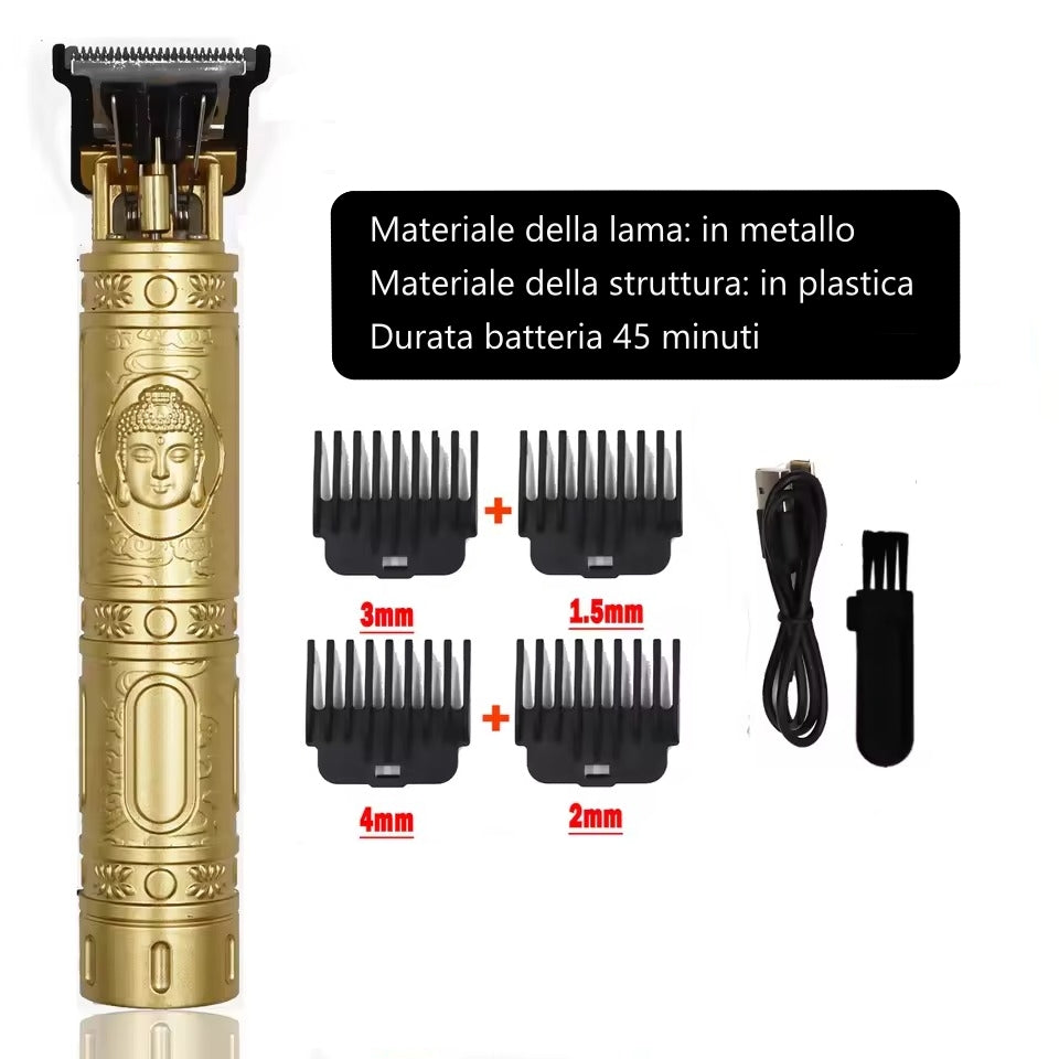 T9 Tagliacapelli senza filo per Uomini. Macchina elettrica per taglio barba.