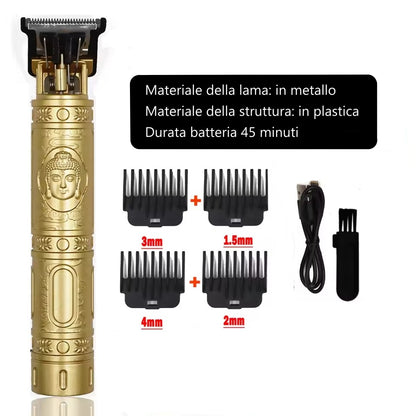 T9 Tagliacapelli senza filo per Uomini. Macchina elettrica per taglio barba.