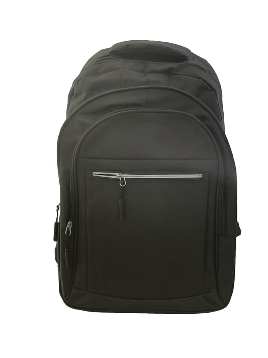 Zaino nero da viaggio per uomini e donne perfetto pure per scuola