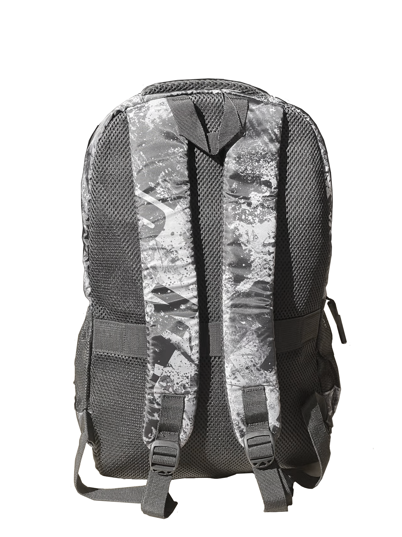 Zaino scolastico nero stile astratto
