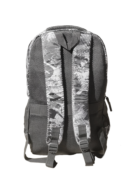 Zaino scolastico nero stile astratto
