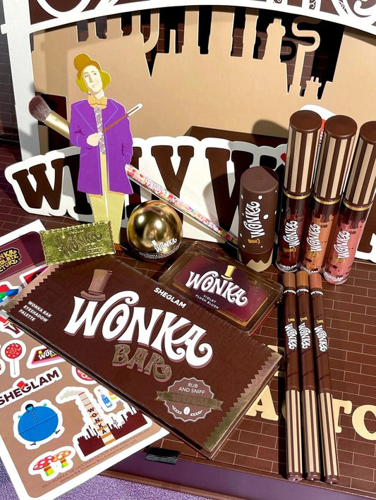 Willy wonka | SHEGLAM Set Completo Di Del , Regalo Di Natale, Set Di Trucco Marrone Laurea Compleanno Vacanza Estate Autunno Y2K Elegante Moda Donne Marchio Trucco Cosmetico Bellezza