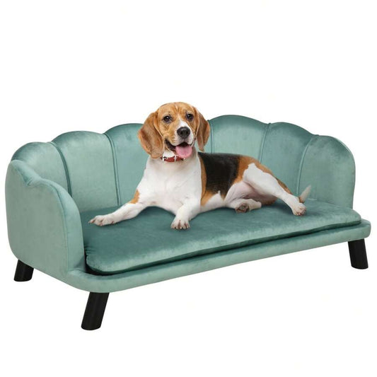PawHut Divano Imbottito per Cani Taglia Medio-Grande Max. 25kg con Rivestimento Morbido, Sfoderabile e Lavabile