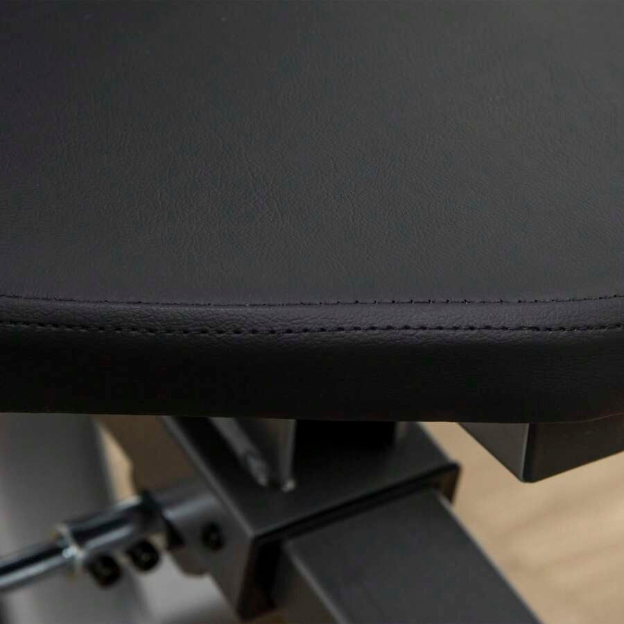 HOMCOM Cyclette Orizzontale Recumbent con 8 Livelli di Resistenza, Monitor LCD e Seduta Regolabile, in Acciaio e ABS, 122-137x62x103cm