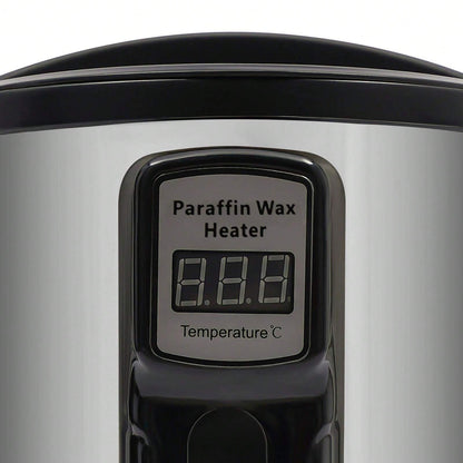 Scaldacera elettrico in acciaio inossidabile da 8 litri, con controllo della temperatura da 30°C a 100°C, grande pentola per sciogliere la cera, adatto per la produzione di candele