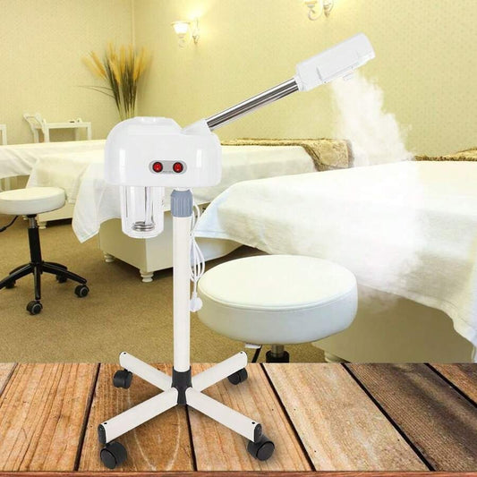 YUNRUX Vaporizzatore per il viso Vaporizzatore per studio cosmetico Idratante quotidiano Spruzzatore di bellezza Macchina per spruzzo freddo per il viso Sauna per il viso Vaporizzatore all'ozono