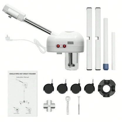 YUNRUX Vaporizzatore per il viso Vaporizzatore per studio cosmetico Idratante quotidiano Spruzzatore di bellezza Macchina per spruzzo freddo per il viso Sauna per il viso Vaporizzatore all'ozono