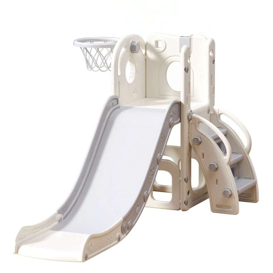 UBRAVOO Scivolo per bambini UBRAVOO, scivolo extra lungo per bambini con box, spazio di archiviazione e gradini antiscivolo, set da gioco per interni e per esterni