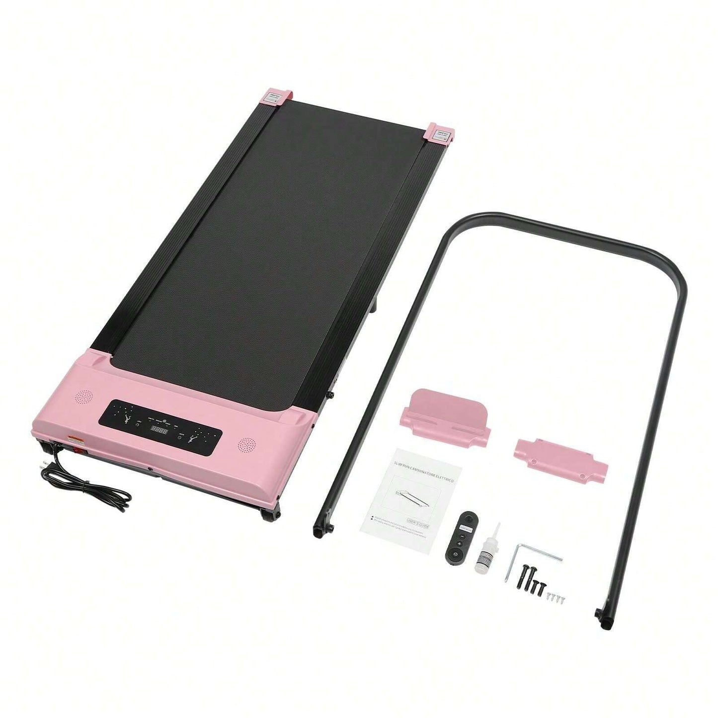 Tapis roulant pieghevole 2 in 1, tapis roulant elettrico sotto la scrivania da 3,0 HP, con telecomando e display a LED, camminata, jogging per casa/ufficio