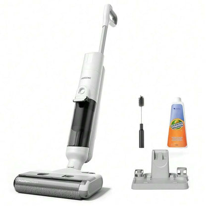 Aspirapolvere e scopa senza fili Proscenic F10 Pro, autonomia di 30 minuti, autopulente, display LED, pulizia completa dei bordi, 3 modalità di pulizia, doppio serbatoio dellacqua - Spina UE.