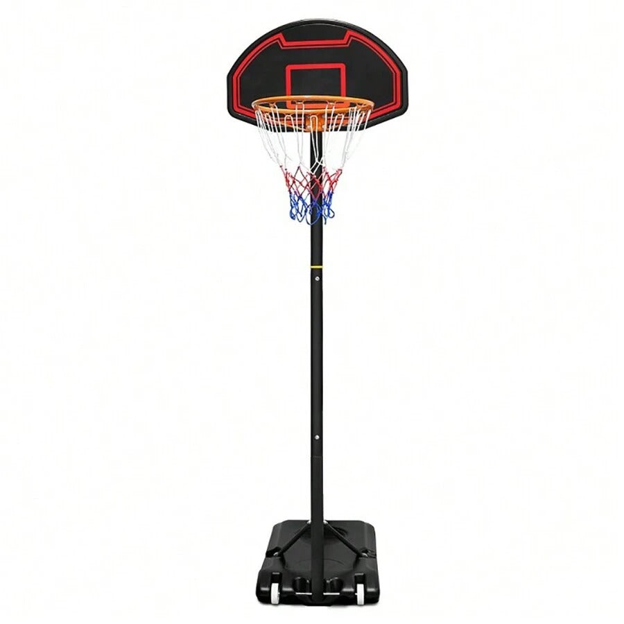 Froadp Froadp Canestro da Basket per Interni ed Esterni con Ruote, Portatile, Supporto da Basket Regolabile in Altezza, Riempibile con Acqua/Sabbia, Incluse Reti da Basket/Pompe Gonfiabili/Pallacanestro