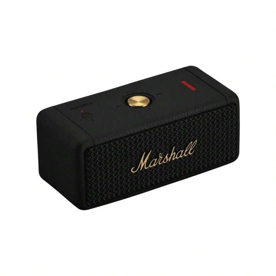 Marshall Altoparlante senza fili portatile Marshall Emberton II IP67 impermeabile con microfono vivavoce, Bluetooth, bassi per iOS/Android/PC, 30 ore di autonomia della batteria
