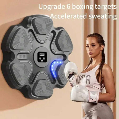 Nuovo smart machine da boxe musicale per adulti, allenamento fitness per sport, trainer di boxe per esercizi a casa, bersaglio da parete per allenamento di risposta