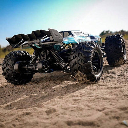 1:16 Scala Automobile da Stunt Telecomandato 4WD con LED, Drift ad Alta Velocità su Terreni Impegnativi, Veicolo RC 4x4 da Fuoristrada, Regalo di Natale