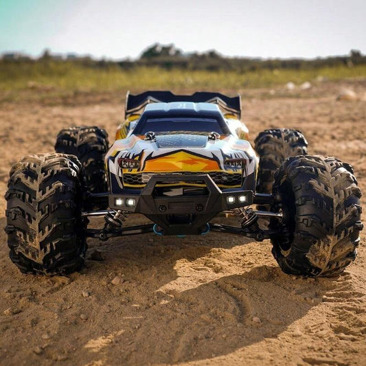 1:16 Scala Automobile da Stunt Telecomandato 4WD con LED, Drift ad Alta Velocità su Terreni Impegnativi, Veicolo RC 4x4 da Fuoristrada, Regalo di Natale