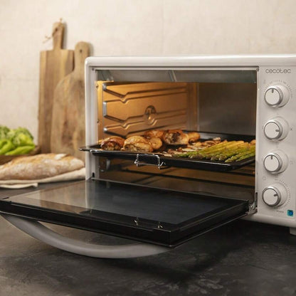 Cecotec Ctec Horno Conveccion de Sobremesa de 60 Litros Bake&Toast 6090 White Gyro. 2200 W, Luz Interior, 12 Funciones - ✅Consegna in 3-5 giorni