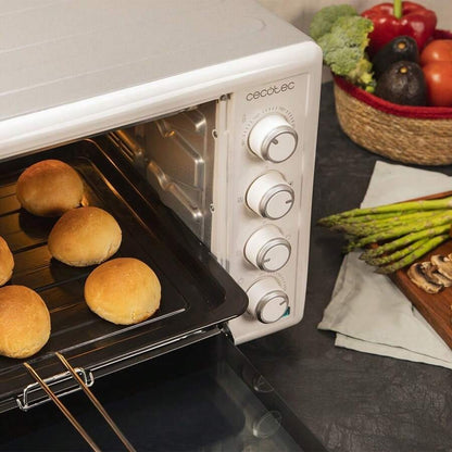 Cecotec Ctec Horno Conveccion de Sobremesa de 60 Litros Bake&Toast 6090 White Gyro. 2200 W, Luz Interior, 12 Funciones - ✅Consegna in 3-5 giorni