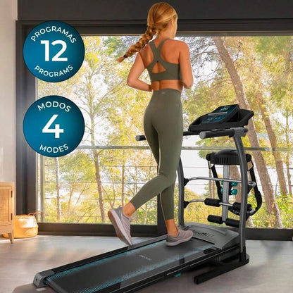 Cecotec Ctec Cinta de Correr Plegable DrumFit WayHome 1400 Runner Vibrator. 1500 W, Cinturon de Masaje, 123x40 cm - ✅Consegna in 3-5 giorni