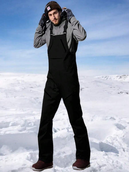 Pantaloni da neve impermeabili e resistenti al vento, caldi, per uomo, invernali, traspiranti, adatti per sci e lavoro all'aperto, tuta da ginnastica, abbigliamento primaverile