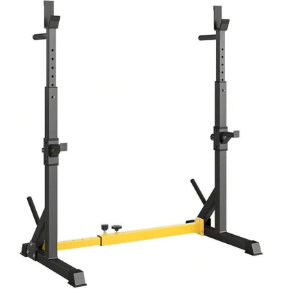 Supporto per squat, supporto per bilanciere regolabile, supporto per bilanciere multifunzionale regolabile in altezza fino a 250 kg