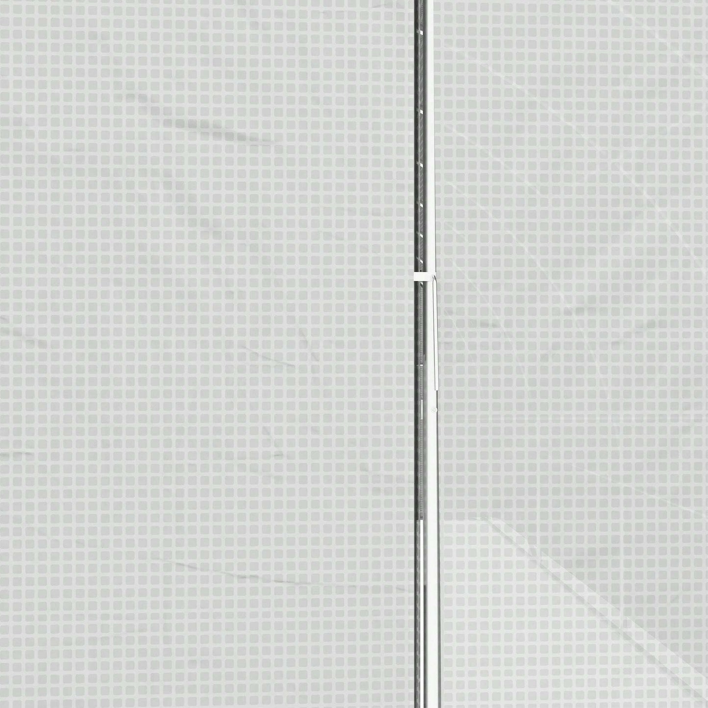 Outsunny Serra a Tunnel 6x3 m con 2 Porte a Cerniera e 8 Finestre, Serra per Orto in PE, Poliestere e Acciaio Zincato, Bianco e Verde